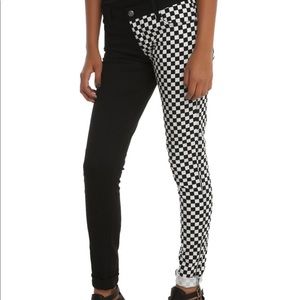 Hot Topic Checkered Jeans